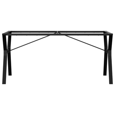 Ruokapöydän jalat Y-muoto 160x80x73 cm valurauta