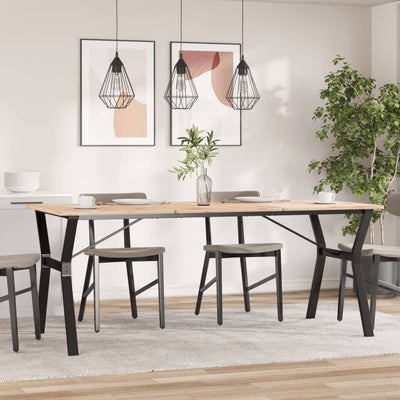Ruokapöydän jalat Y-muoto 180x80x73 cm valurauta