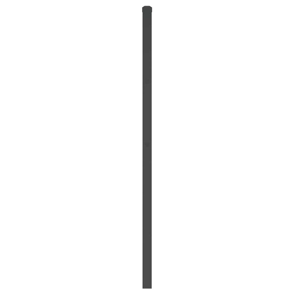 Metallinen vaihtopääty musta 150 cm