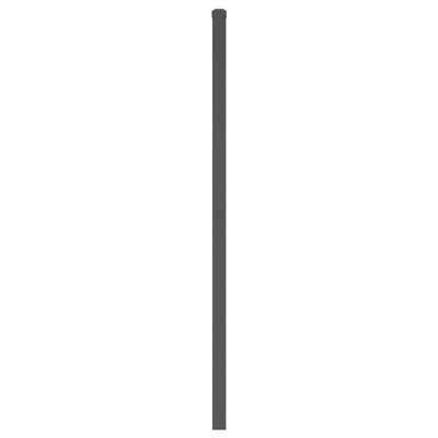 Metallinen sängynpääty musta 193 cm
