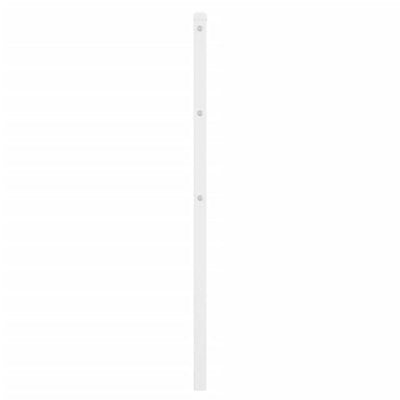 Valkoinen metallinen sängynpääty Badite 90cm