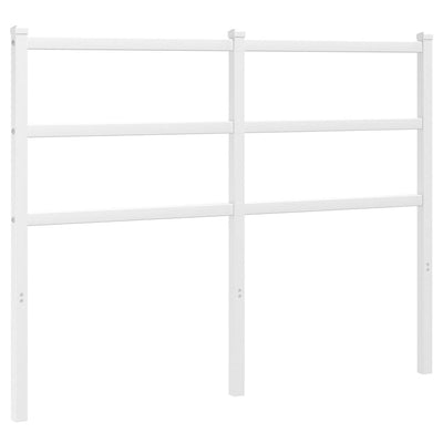 Valkoinen metallinen sängynpääty Badite 120cm