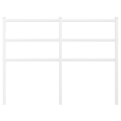 Valkoinen metallinen sängynpääty Badite 120cm