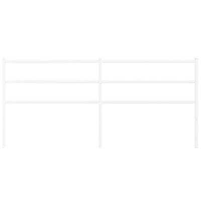 Valkoinen metallinen sängynpääty Badite 180cm