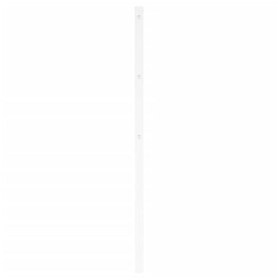 Valkoinen metallinen sängynpääty Badite 180cm