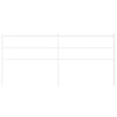 Valkoinen metallinen sängynpääty Badite 193cm