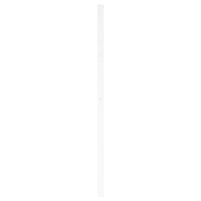Metallinen sängynpääty valkoinen 193 cm