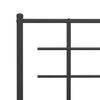 Metallinen vaihtopääty musta 140 cm