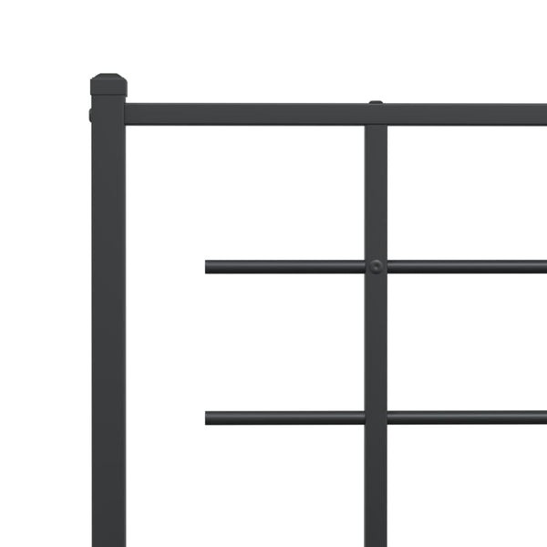 Metallinen vaihtopääty musta 140 cm