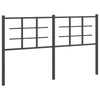 Metallinen vaihtopääty musta 150 cm