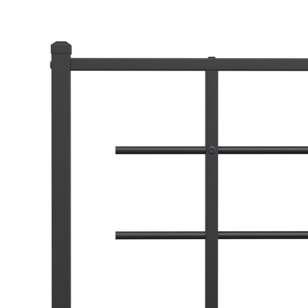 Metallinen vaihtopääty musta 150 cm