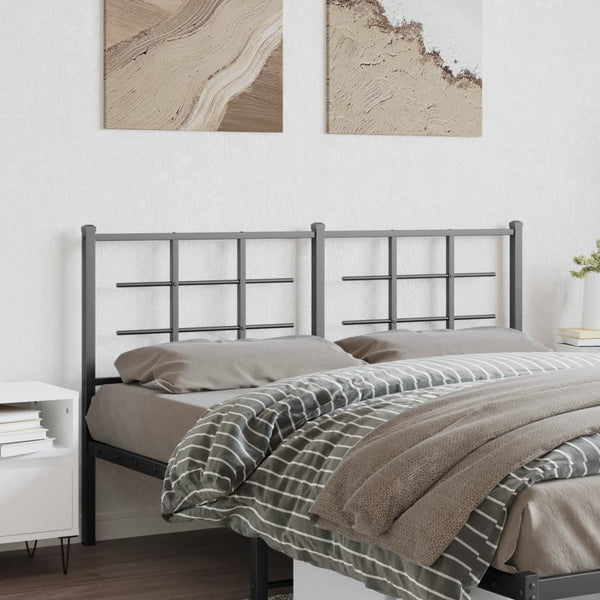 Metallinen vaihtopääty musta 150 cm