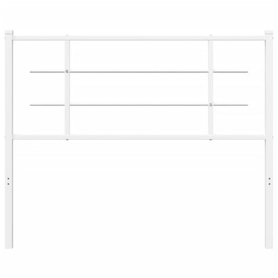 Valkoinen metallinen sängynpääty Stoeana 107cm