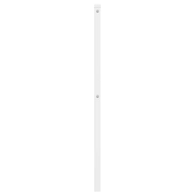 Metallinen sängynpääty valkoinen 193 cm