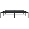 Musta metallinen sängynrunko Zebulon 160x200cm