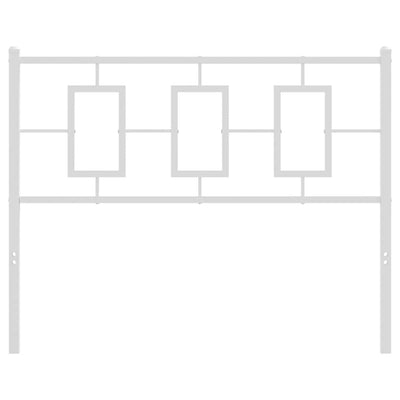 Valkoinen metallinen sängynpääty Romelia 107cm