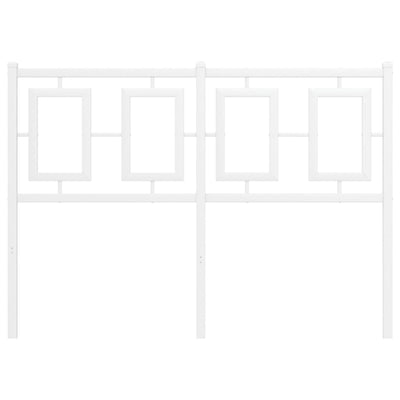 Valkoinen metallinen sängynpääty Romelia 120cm