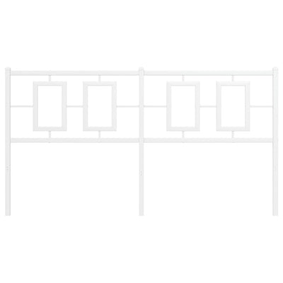 Valkoinen metallinen sängynpääty Romelia 150cm