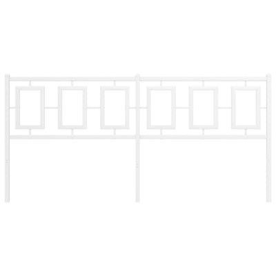 Valkoinen metallinen sängynpääty Romelia 180cm