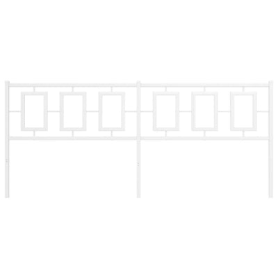 Valkoinen metallinen sängynpääty Romelia 200cm