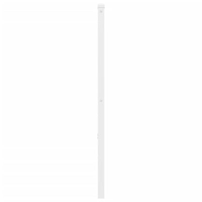 Valkoinen metallinen sängynpääty Romelia 200cm