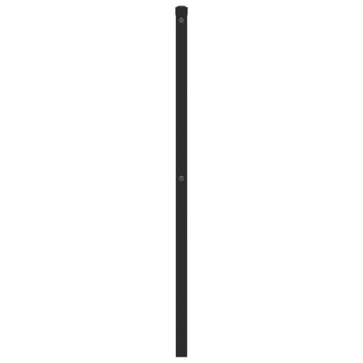 Metallinen sängynpääty musta 90 cm