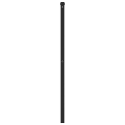 Metallinen sängynpääty musta 107 cm