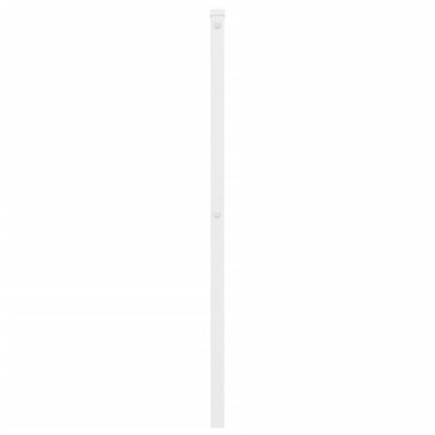 Valkoinen metallinen sängynpääty Suhar 100cm