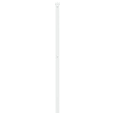 Metallinen sängynpääty valkoinen 107 cm