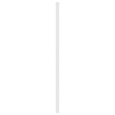 Metallinen sängynpääty valkoinen 193 cm