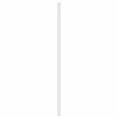Metallinen sängynpääty valkoinen 200 cm