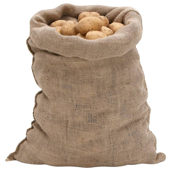 Juuttisäkit 5 kpl 60x105 cm 100 % juuttia 220 gsm
