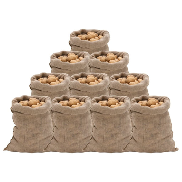 Juuttisäkit 10 kpl 60x105 cm 100% Juutti 220 gsm