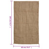 Juuttisäkit 5 kpl 60x105 cm 100% Juutti 340 gsm