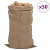 Juuttisäkit 30 kpl 65x135 cm 100% Juutti 340 gsm
