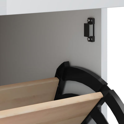 Valkoinen kenkäkaappi viken Tiberiada (mänty)