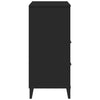 Kirjahylly VIKEN musta 80x40x90 cm tekninen puu