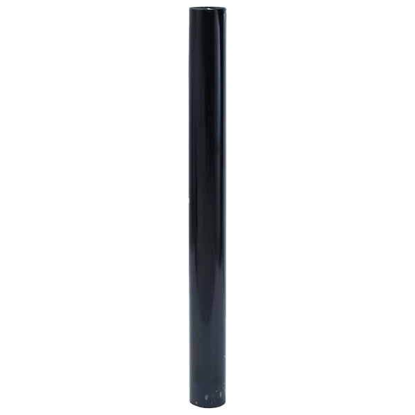 Staattinen ikkunakalvo himmeä musta 45x2000 cm PVC