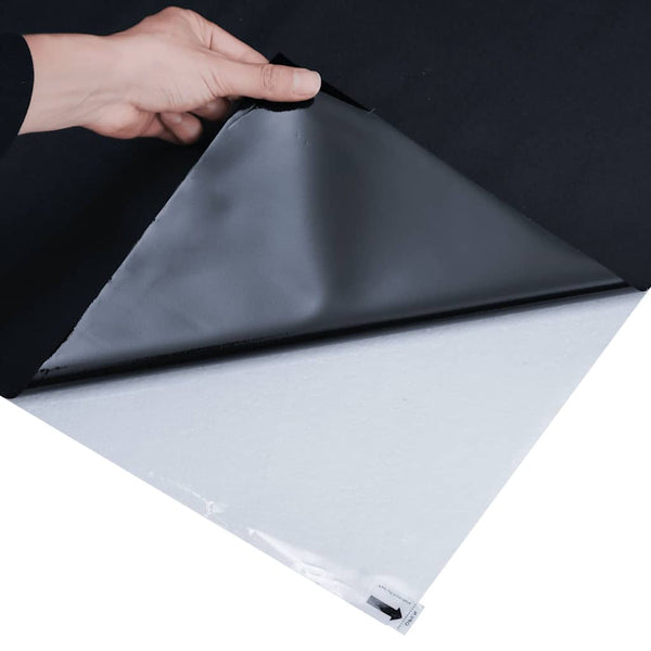Staattinen ikkunakalvo himmeä musta 60x2000 cm PVC