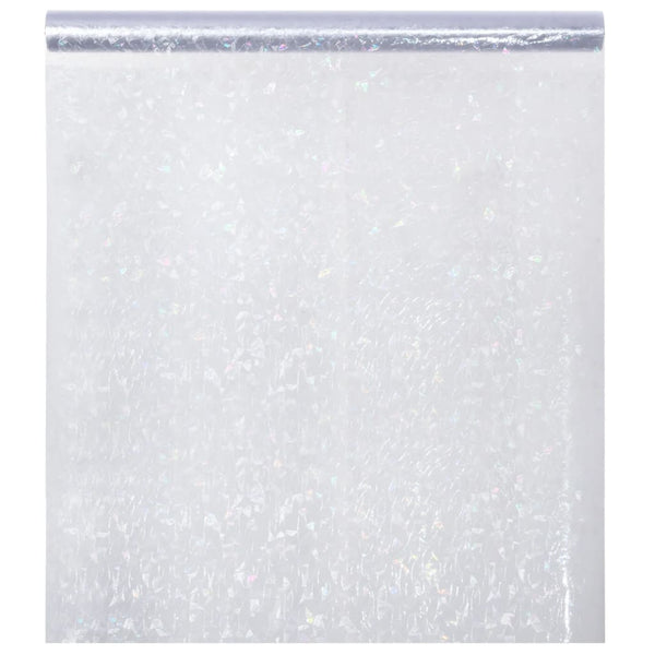 Ikkunakalvo himmeä 3D sateenkaarikuvio 90x2000 cm PVC