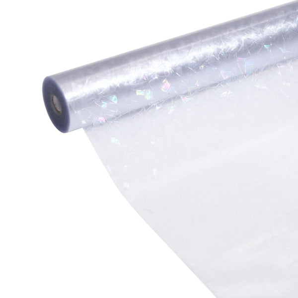 Ikkunakalvo himmeä 3D sateenkaarikuvio 90x2000 cm PVC