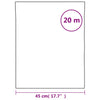 Auringonvaloa heijastava staattinen ikkunakalvo 45x2000 cm PVC