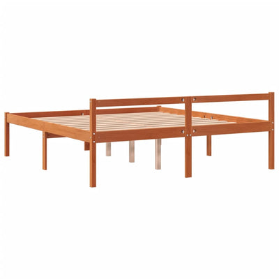 Vahanruskea seniorisänky Abdolahzadi 150x200cm (mänty)