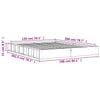 Vahanruskea sängynrunko Sabia 150x200cm (mänty)