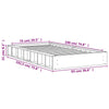 Vahanruskea sängynrunko Sabia 75x190cm (mänty)