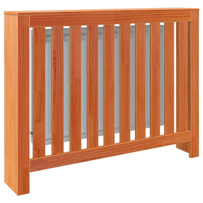 Lämpöpatterin suoja vahanruskea 108,5x19x84 cm täysi mänty