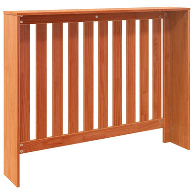 Lämpöpatterin suoja vahanruskea 108,5x19x84 cm täysi mänty