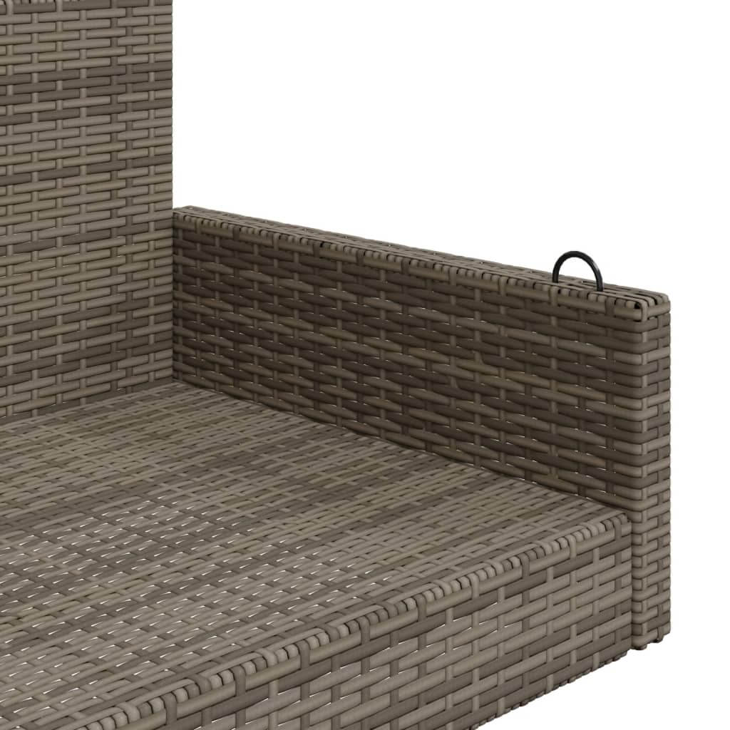 Harmaa keinupenkki Linica 119x56x48cm