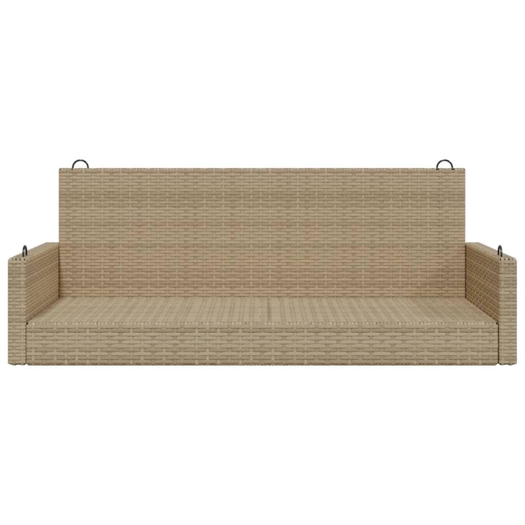Beige keinupenkki Linica 119x56x48cm (polyrottinki)