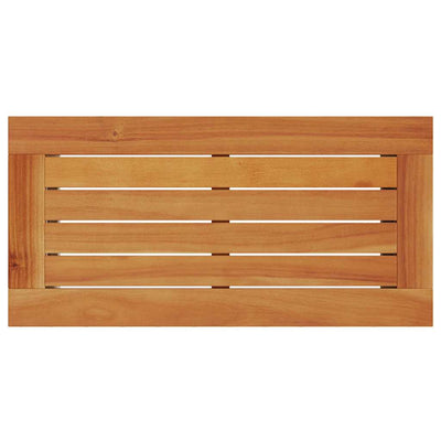 Harmaa puutarhan sivupöytä Pintea 58x27,5x55cm (puulevyllä polyrottinki)